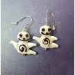 Ghost Earrings, Halloween Jewelry 