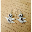 Ghost Earrings, Halloween Jewelry 
