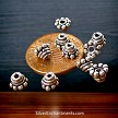 5mm Sterling Silver Bead Caps Bead Toppers 