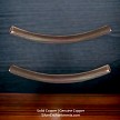 39mm Solid Copper Curved Noodle Beads 
