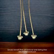 22k Gold Vermeil Twist Accent Headpins 