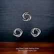 6mm Sterling Silver Celtic Love Knot Closed Jump Rings 