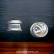 Sterling Silver Kumihimo Braiding End Caps 12x11mm with 9mm Opening 