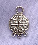 Sterling Silver Celtic Chandalier Earring Component 