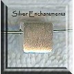 Brushed Sterling Silver Top Drilled Chicklet Beads 