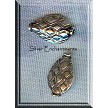 Sterling Silver Fancy Teardrop Beads 