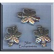 Sterling Silver Fancy Flower Leaf Beads 