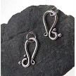 Sterling Silver J-Hook Clasp with Ring 