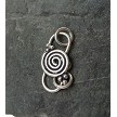 Sterling Silver Celtic Spiral S-Hook Jewelry Clasp 