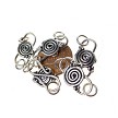 Sterling Silver Celtic Spiral S-Hook Jewelry Clasp 