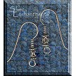 Sterling Silver Bali Bead Earring Hooks, Pair 