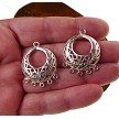 Sterling Silver Fancy Bohemian Chandelier Earring Parts (2) 