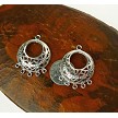 Sterling Silver Fancy Gypsy Chandelier Earring Parts (2) 