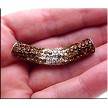 Large Hole Tube Noodle Beads with Crystal Rhinestones 