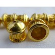 Gold Plated Fancy Jewelry Endcaps 