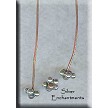 Copper and Sterling Silver Accents Daisy Headpins 