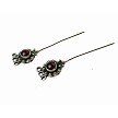 Gemstone Headpins, Sterling Silver and Garnet 