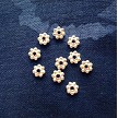 5mm Sterling Silver Daisy Spacers 