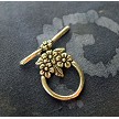 Sterling Silver Flower Toggle Clasps 
