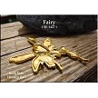 Gold Victorian Fairy Pendant with Hidden Bail 