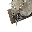 Silver Dragonfly Key Chain 