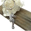 Silver Seahorse Key Ring 
