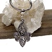 Silver Fleur Key Ring 