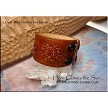 Leather Cuff Bracelet - HERE COMES THE SUN 