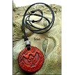 Leather Isis Necklace 