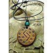 Leather Necklace - Elder Futhark Rune 