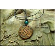 Leather Necklace - Elder Futhark Rune 