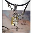 Hamsa Perfume-Aromatherapy Vial Necklace 