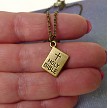 Bible Necklace with Moniker of Christ 