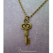 Bronze Key Necklace 