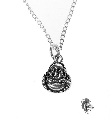 Silver Buddha Necklace 