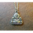 Silver Buddha Necklace 