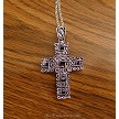 Large Fancy Cross Necklace 
