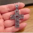 Silver Large Cross Necklace 