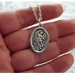 St. Michael Necklace, Guardian Angel Charm Neckace 