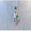 Bullet Necklace with Turquoise 