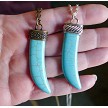 Turquoise Tusk Necklace 