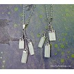 Triple Selenite Pendant Necklace 