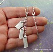 Dangling Selenite Crystal Jewelry 