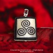 Bone Triskelion Pendant 