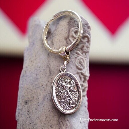 Saint Michael Key Ring 