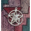 Sterling Silver Dragon Pentacle 