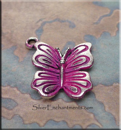 Dimensional Butterfly Charm - Example 