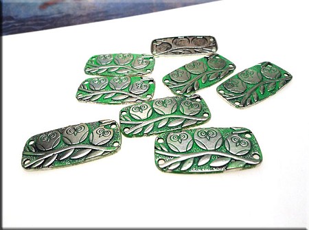 Owl Jewelry Connector - Sold by Piece 