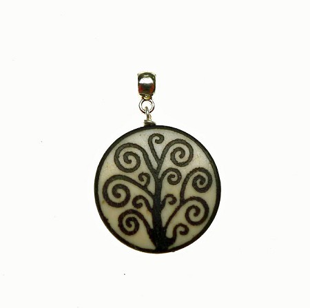 Bone Tree of Life Pendant 