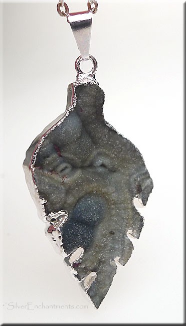 Druzy Agate Pendant - Chain Not Included 